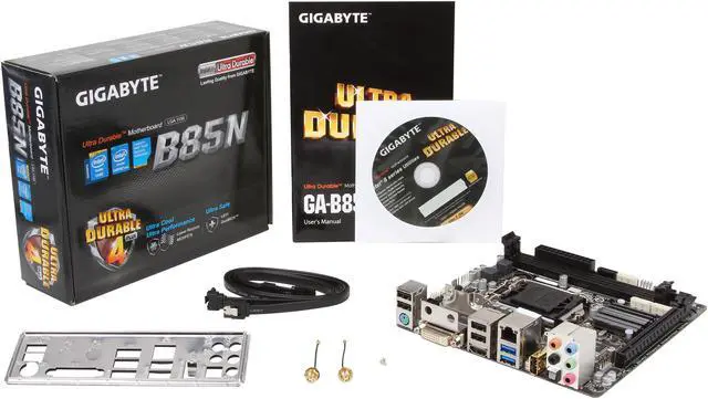 Alt view image 5 of 5 - GIGABYTE GA-B85N LGA 1150 Intel B85 HDMI USB 3.0 Mini ITX Intel Motherboard