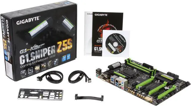 Alt view image 5 of 5 - GIGABYTE G1 Gaming G1.Sniper Z5S LGA 1150 Intel Z87 HDMI USB 3.0 ATX Intel Motherboard