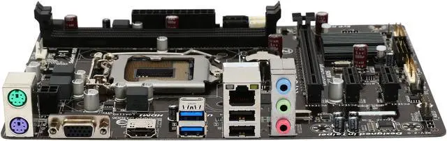 Alt view image 3 of 5 - GIGABYTE GA-H81M-H LGA 1150 Intel H81 HDMI USB 3.0 Micro ATX Intel Motherboard