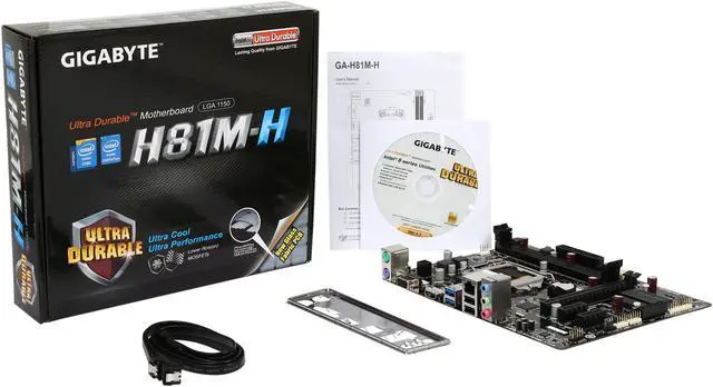 Alt view image 6 of 5 - GIGABYTE GA-H81M-H LGA 1150 Intel H81 HDMI USB 3.0 Micro ATX Intel Motherboard