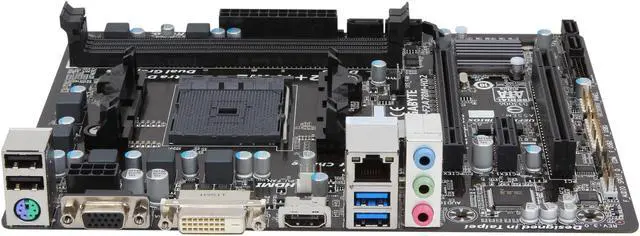 Alt view image 3 of 5 - GIGABYTE GA-F2A78M-HD2 (rev. 3.0) FM2+ AMD A78 USB 3.0 HDMI Micro ATX AMD Motherboard