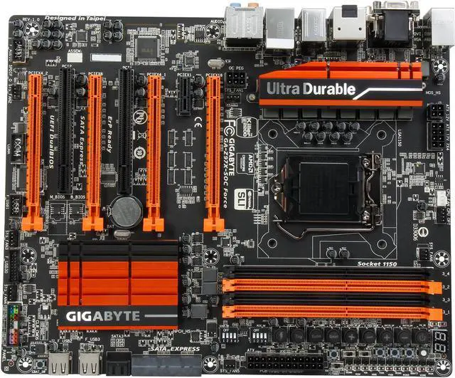 Alt view image 3 of 5 - GIGABYTE GA-Z97X-SOC Force LGA 1150 Intel Z97 HDMI USB 3.0 ATX Intel Motherboard