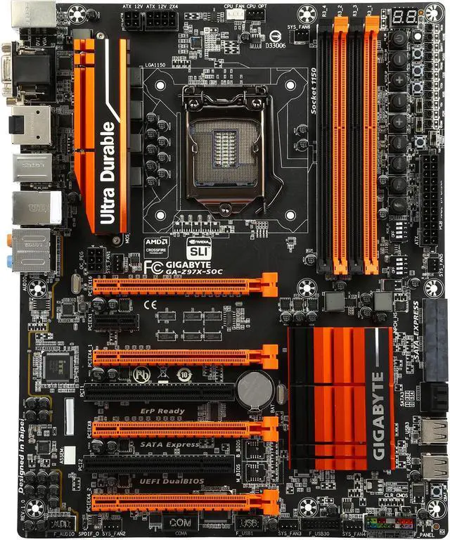Alt view image 3 of 5 - GIGABYTE GA-Z97X-SOC (rev. 1.0) LGA 1150 Intel Z97 HDMI USB 3.0 ATX Intel Motherboard