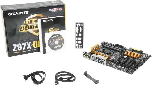 Alt view image 5 of 5 - GIGABYTE GA-Z97X-UD5H LGA 1150 Intel Z97 HDMI USB 3.0 ATX Intel Motherboard