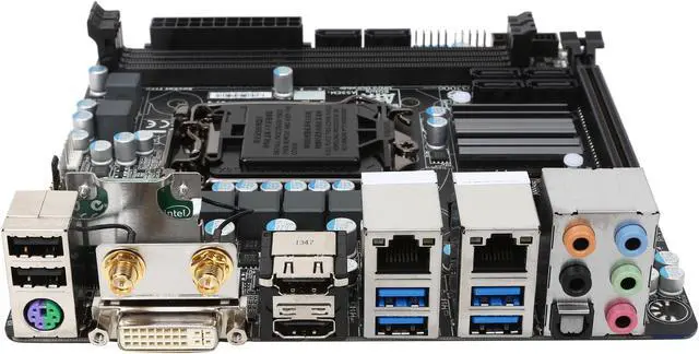 Alt view image 2 of 5 - GIGABYTE GA-Z97N-WIFI LGA 1150 Intel Z97 HDMI USB 3.0 Mini ITX Intel Motherboard