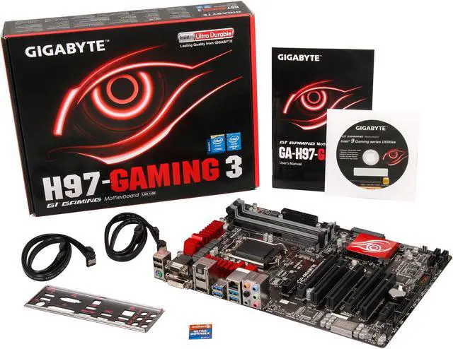 Alt view image 6 of 6 - GIGABYTE G1 Gaming GA-H97-Gaming 3 LGA 1150 Intel H97 HDMI USB 3.0 ATX Intel Motherboard