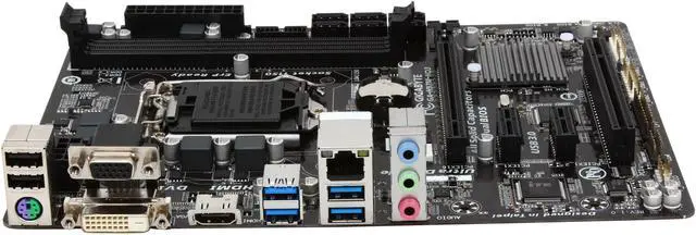 Alt view image 2 of 5 - GIGABYTE GA-H97M-HD3 LGA 1150 Intel H97 HDMI USB 3.0 Micro ATX Intel Motherboard