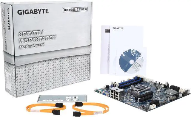 Alt view image 5 of 5 - GIGABYTE GA-6LASL Micro ATX Server Motherboard LGA 1150 Intel C222 DDR3 1600/1333