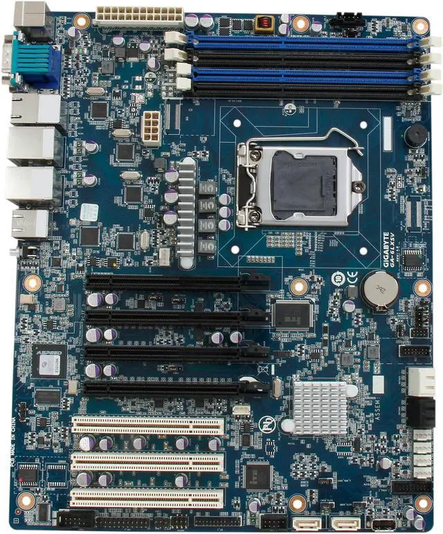 Alt view image 3 of 5 - GIGABYTE GA-6LXSV ATX Server Motherboard LGA 1150 Intel C224 DDR3 1600/1333