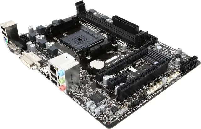 Main image of GIGABYTE GA-F2A58M-HD2 FM2+ / FM2 AMD A58 (Bolton D2) HDMI Micro ATX AMD Motherboard