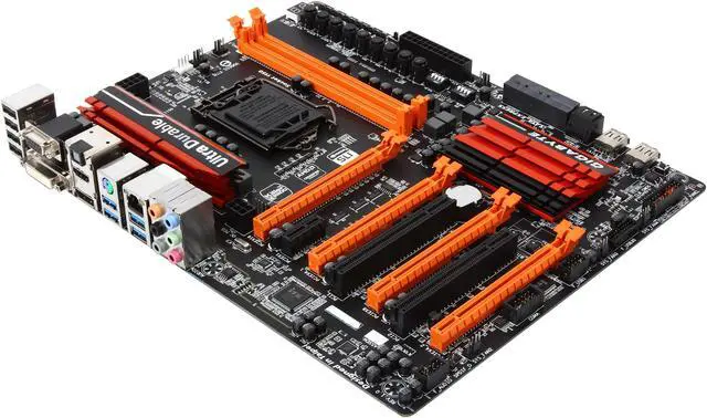Main image of GIGABYTE GA-Z97X-SOC FORCE LN2 LGA 1150 Intel Z97 HDMI USB 3.0 ATX Intel Motherboard