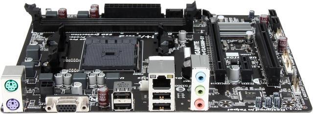 Alt view image 2 of 5 - GA-F2A58M-S1 FM2+ AMD A58 (Bolton D2) Micro ATX AMD Motherboard