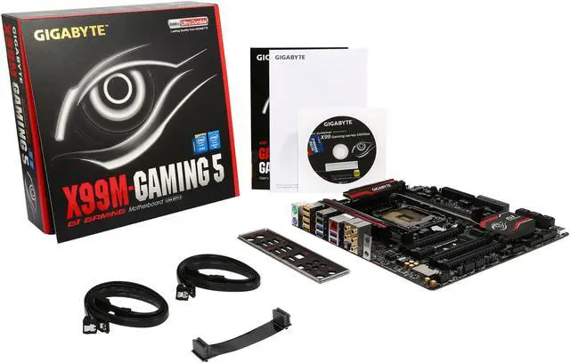 Alt view image 5 of 5 - GIGABYTE G1 Gaming GA-X99M-GAMING 5 LGA 2011-v3 Intel X99 USB 3.0 Micro ATX Motherboard