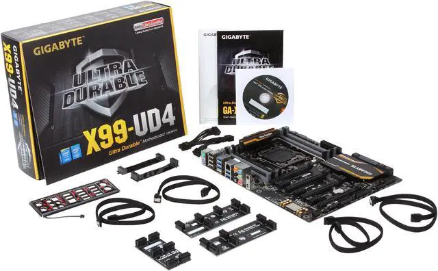 Alt view image 5 of 5 - GIGABYTE GA-X99-UD4 LGA 2011-v3 Intel X99 USB 3.0 ATX Intel Motherboard