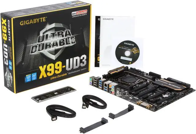 Alt view image 5 of 5 - GIGABYTE GA-X99-UD3 LGA 2011-v3 Intel X99 USB 3.0 ATX Intel Motherboard