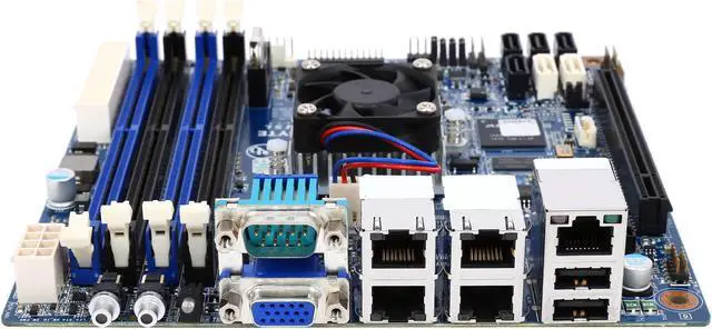 Alt view image 2 of 5 - GIGABYTE GA-9SISL Mini ITX Server Motherboard BGA 1283