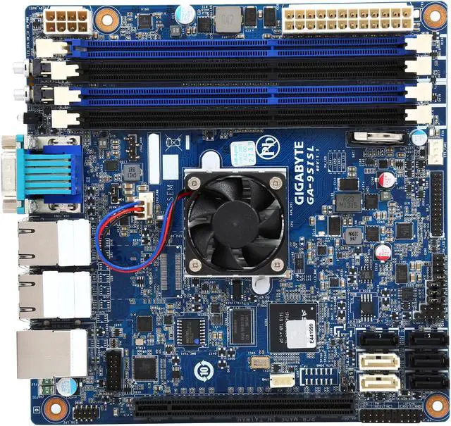 Alt view image 3 of 5 - GIGABYTE GA-9SISL Mini ITX Server Motherboard BGA 1283