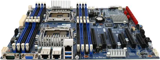 Alt view image 2 of 5 - GIGABYTE MD70-HB1 E-ATX / SSI EEB Server Motherboard Dual LGA 2011-3 Intel C612