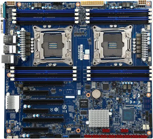 Alt view image 3 of 5 - GIGABYTE MD70-HB1 E-ATX / SSI EEB Server Motherboard Dual LGA 2011-3 Intel C612