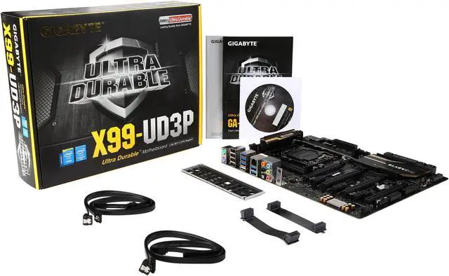 Alt view image 5 of 5 - GIGABYTE GA-X99-UD3P (rev. 1.0) LGA 2011-v3 Intel X99 USB 3.0 ATX Intel Motherboard