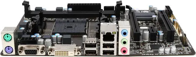Alt view image 2 of 5 - GIGABYTE GA-F2A55M-DS2 FM2 AMD A55 (Hudson D2) Micro ATX AMD Motherboard with UEFI BIOS - Certified Refurbished