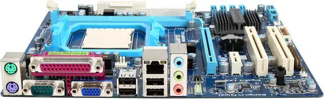 Alt view image 2 of 5 - GIGABYTE GA-M68MT-D3 AM3 NVIDIA GeForce 7025/nForce 630a chipset Micro ATX AMD Motherboard