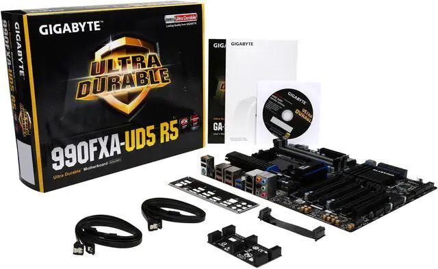 Alt view image 5 of 5 - GIGABYTE GA-990FXA-UD5 R5 (rev. 1.0) AM3+ AMD 990FX USB 3.0 ATX AMD Motherboard