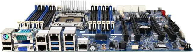 Alt view image 2 of 5 - GIGABYTE MU70-SU0 ATX Server Motherboard Mounting pitch: narrow ILM (56 x 94 mm)
Recommended cooling device dimension: 70 x 106 mm
Max. length of M4 screw threads: 3.7 mm
Screws longer than 3.7 mm might damage the motherboard Intel C612