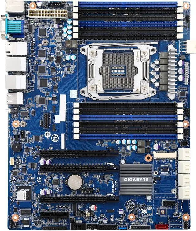 Alt view image 3 of 5 - GIGABYTE MU70-SU0 ATX Server Motherboard Mounting pitch: narrow ILM (56 x 94 mm)
Recommended cooling device dimension: 70 x 106 mm
Max. length of M4 screw threads: 3.7 mm
Screws longer than 3.7 mm might damage the motherboard Intel C612