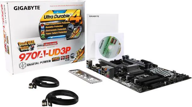 Alt view image 5 of 5 - GIGABYTE GA-970A-UD3P AM3+ AMD 970 6 x SATA 6Gb/s USB 3.0 ATX AMD Motherboard Certified Refurbished