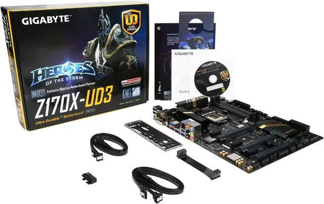Alt view image 6 of 5 - GIGABYTE GA-Z170X-UD3 (rev. 1.0) LGA 1151 Intel Z170 HDMI USB 3.1 ATX Intel Motherboard