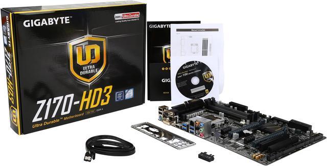 Alt view image 6 of 5 - GIGABYTE GA-Z170-HD3 (rev. 1.0) LGA 1151 Intel Z170 HDMI USB 3.0 ATX Intel Motherboard