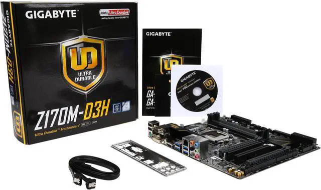 Alt view image 4 of 5 - GIGABYTE GA-Z170M-D3H (rev. 1.0) LGA 1151 Intel Z170 HDMI USB 3.0 Micro ATX Intel Motherboard