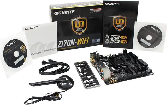 Alt view image 6 of 7 - GIGABYTE GA-Z170N-WIFI (rev. 1.0) LGA 1151 Intel Z170 HDMI USB 3.0 Mini ITX Intel Motherboard