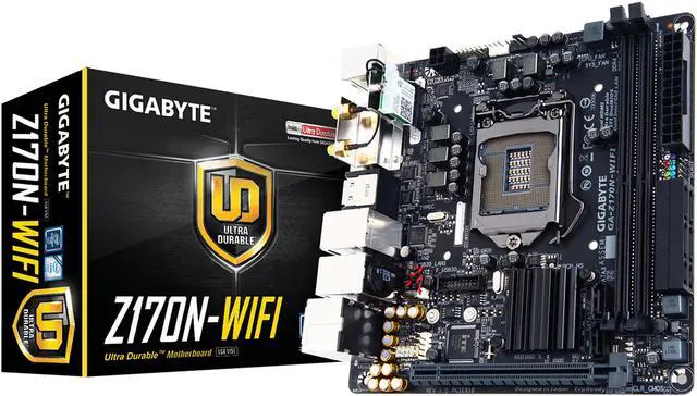 Alt view image 7 of 7 - GIGABYTE GA-Z170N-WIFI (rev. 1.0) LGA 1151 Intel Z170 HDMI USB 3.0 Mini ITX Intel Motherboard