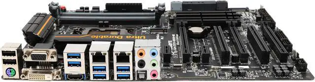 Alt view image 2 of 5 - GIGABYTE GA-Z97X-UD5H-BK LGA 1150 Intel Z97 HDMI USB 3.0 ATX Intel Motherboard