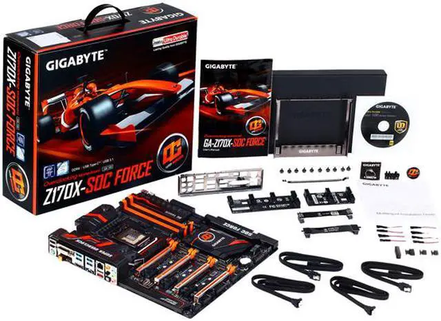 Alt view image 6 of 7 - GIGABYTE GA-Z170X-SOC FORCE (rev. 1.0) LGA 1151 Intel Z170 HDMI USB 3.1 USB 3.0 Extended ATX Intel Motherboard
