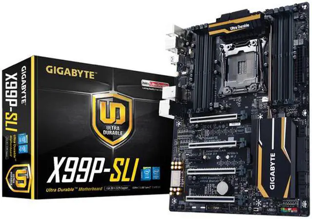 Alt view image 7 of 8 - GIGABYTE GA-X99P-SLI (rev. 1.0) LGA 2011-v3 Intel X99 USB 3.1 USB 3.0 ATX Intel Motherboard