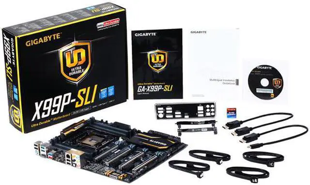 Alt view image 6 of 8 - GIGABYTE GA-X99P-SLI (rev. 1.0) LGA 2011-v3 Intel X99 USB 3.1 USB 3.0 ATX Intel Motherboard