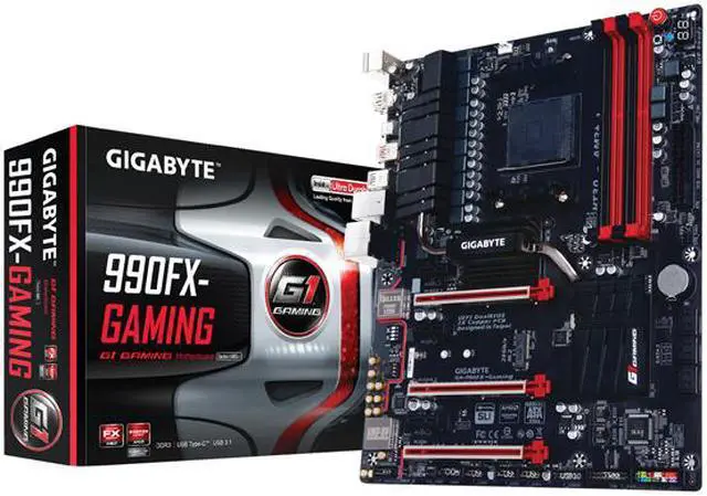 Alt view image 7 of 8 - GIGABYTE GA-990FX-Gaming AM3+ AMD 990FX USB 3.1 USB 3.0 ATX AMD Motherboard