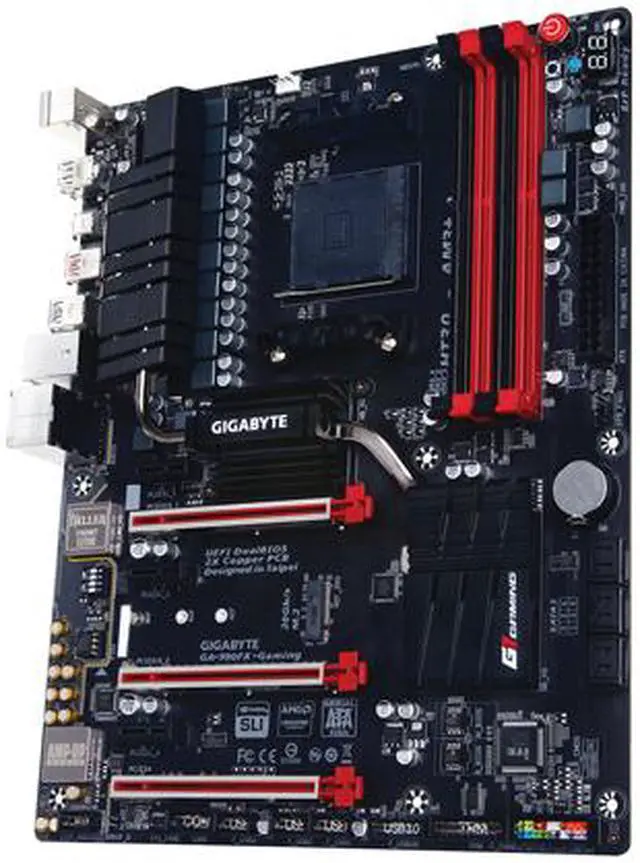 Alt view image 3 of 8 - GIGABYTE GA-990FX-Gaming AM3+ AMD 990FX USB 3.1 USB 3.0 ATX AMD Motherboard
