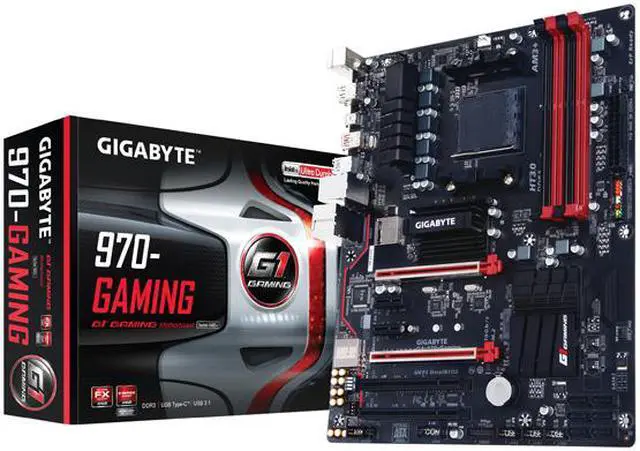 Alt view image 7 of 8 - GIGABYTE GA-970-Gaming (rev. 1.0) AM3+/AM3 AMD 970 USB 3.1 USB 3.0 ATX AMD Motherboard