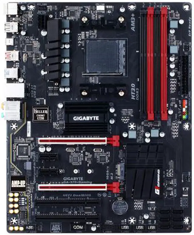 Alt view image 4 of 8 - GIGABYTE GA-970-Gaming (rev. 1.0) AM3+/AM3 AMD 970 USB 3.1 USB 3.0 ATX AMD Motherboard