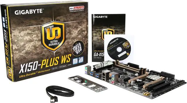 Alt view image 5 of 5 - GIGABYTE GA-X150-PLUS WS (rev. 1.0) LGA 1151 Intel C232 USB 3.0 ATX Intel Motherboard