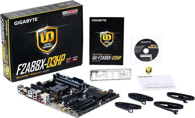 Alt view image 6 of 7 - GIGABYTE GA-F2A88X-D3HP (rev. 1.0) FM2+ AMD A88X (Bolton D4) USB 3.1 USB 3.0 HDMI ATX AMD Motherboard