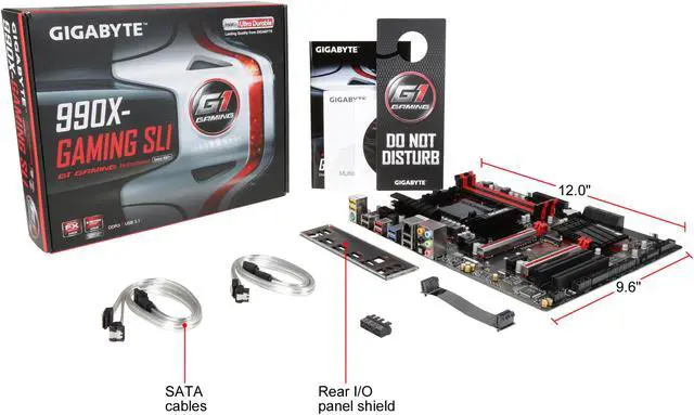 Alt view image 5 of 5 - GIGABYTE GA-990X-Gaming SLI (rev. 1.0) AM3+/AM3 AMD 990X USB 3.1 USB 3.0 ATX AMD Motherboard