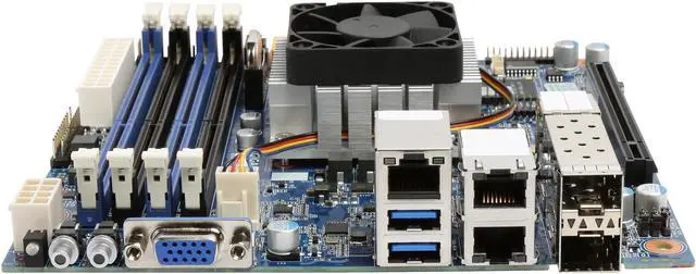 Alt view image 2 of 5 - GIGABYTE MB10-DS3 Mini ITX Motherboard Xeon processor D-1541 FCBGA 1667