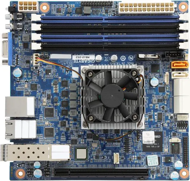 Alt view image 3 of 5 - GIGABYTE MB10-DS3 Mini ITX Motherboard Xeon processor D-1541 FCBGA 1667