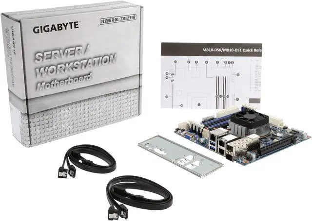 Alt view image 5 of 5 - GIGABYTE MB10-DS3 Mini ITX Motherboard Xeon processor D-1541 FCBGA 1667