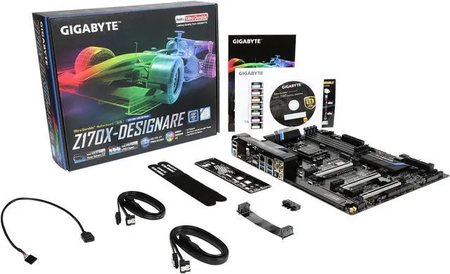 Alt view image 6 of 5 - GIGABYTE GA-Z170X-Designare (rev. 1.0) LGA 1151 Intel Z170 HDMI USB 3.1 USB 3.0 ATX Motherboards - Intel